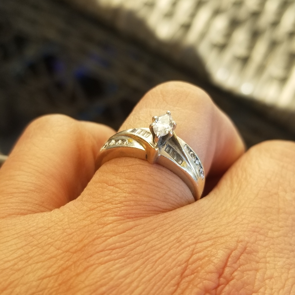 Leo Schachter LSC leo diamond vintage ring  14k - Picture 3 of 16